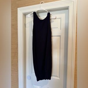 Vince Cotton Dress - Navy Blue